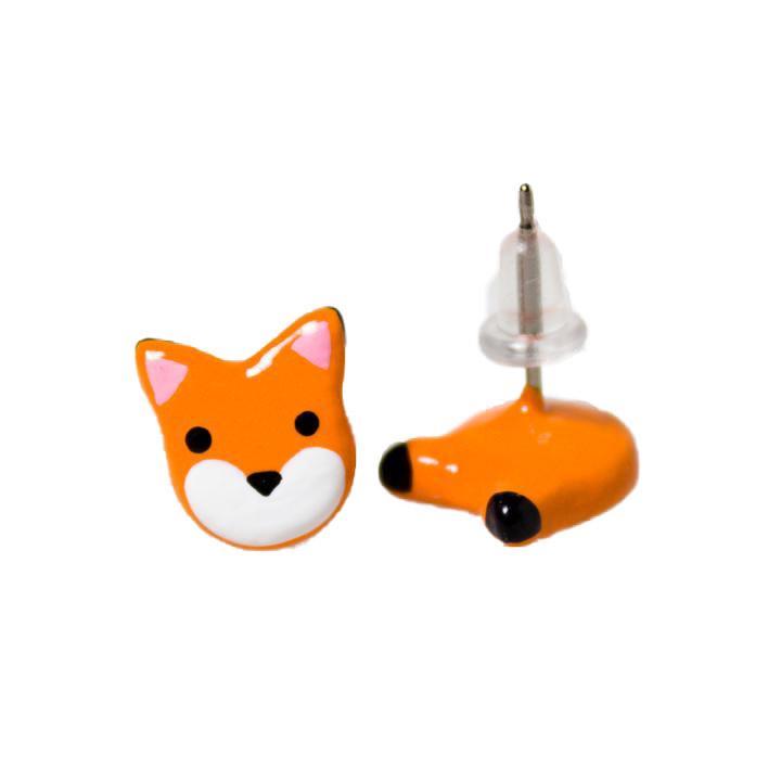 Earrings - Fox Studs by Mariposa Miniatures