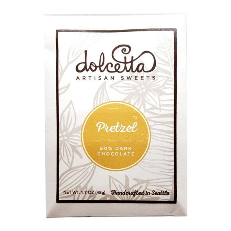 Bar - Pretzel 60% Dark Chocolate by Dolcetta Artisan Sweets