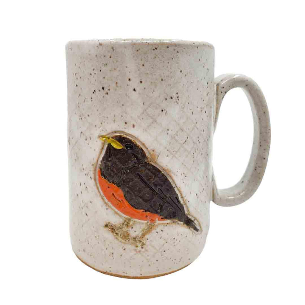 Mug - 16oz - Robin Redbreast Ceramic Mug (A or B) by White Squirrel Clayworks