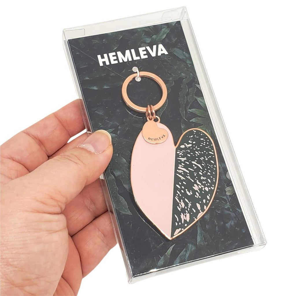 Keychain - Pink Princess Philodendron by Hemleva