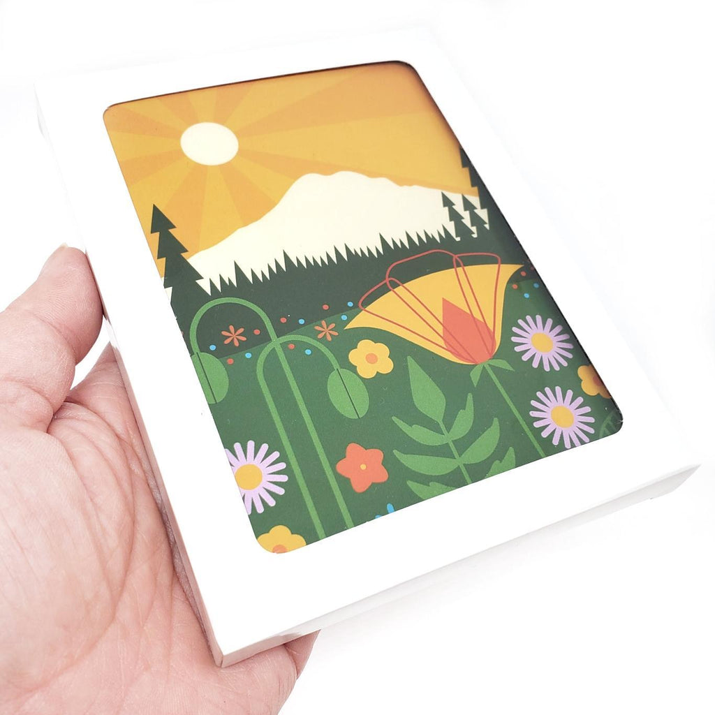 Card Set of 6 - Pacific NW Mountains by Amber Leaders Designs