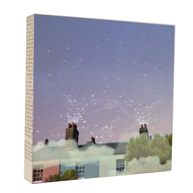 Art Block - Rooftops At Night by MKC Photography