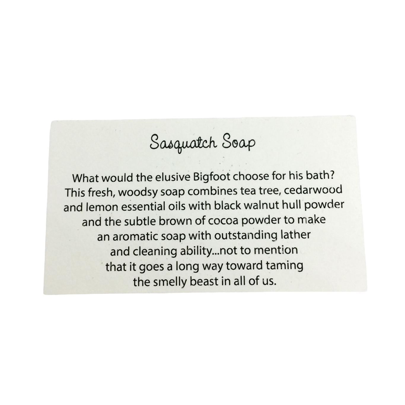 Shop Bigfoot Soap, Buy SASQUACH Bar Soap