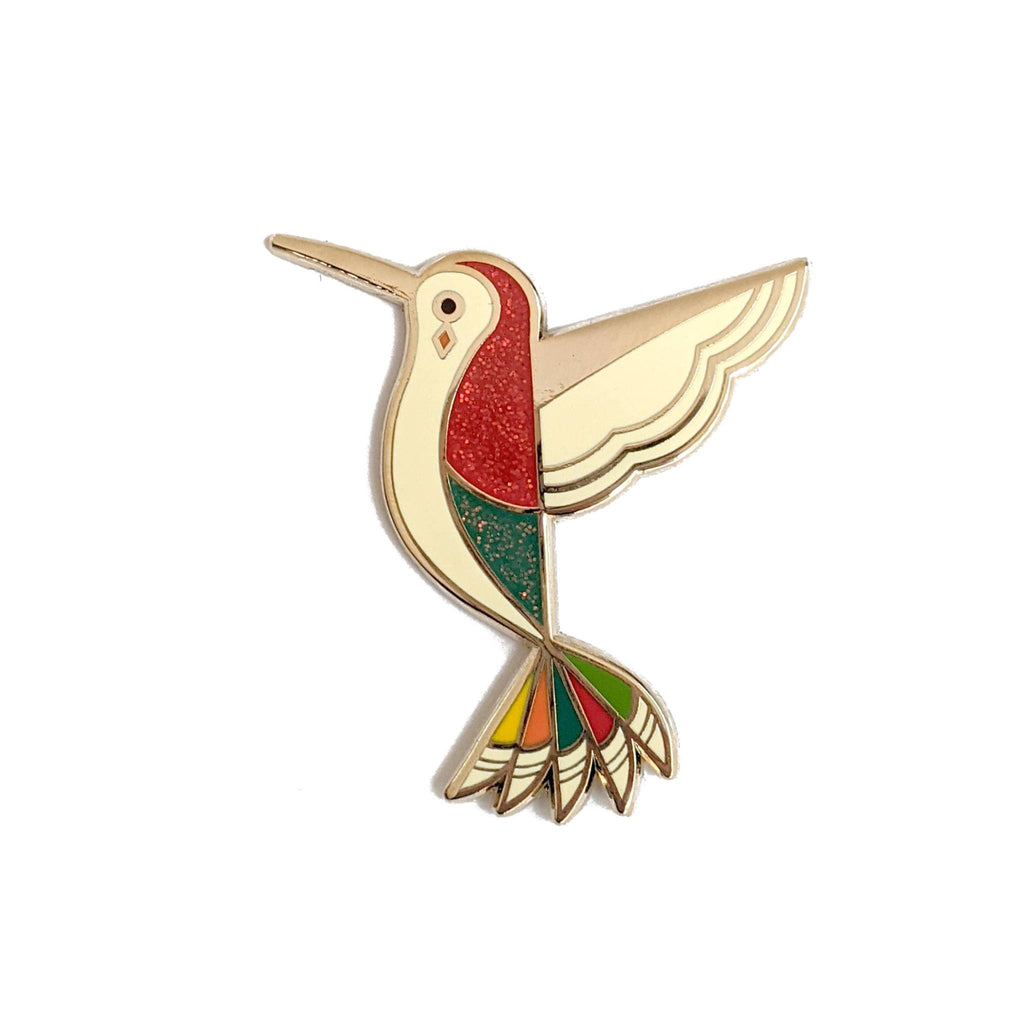 Enamel Pin - Hummingbird by Amber Leaders Designs
