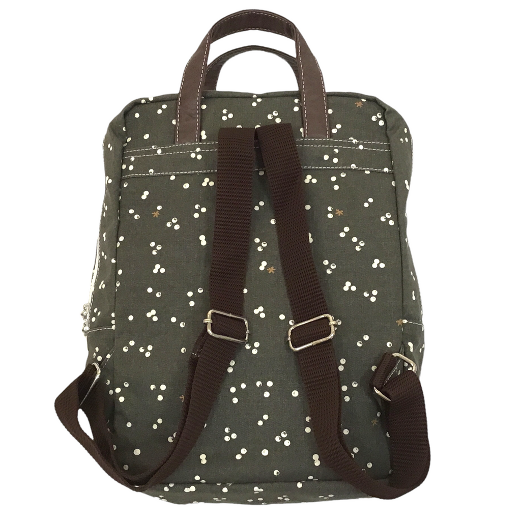 Laptop Backpack - Nochi Gray with Dots by MAIKA