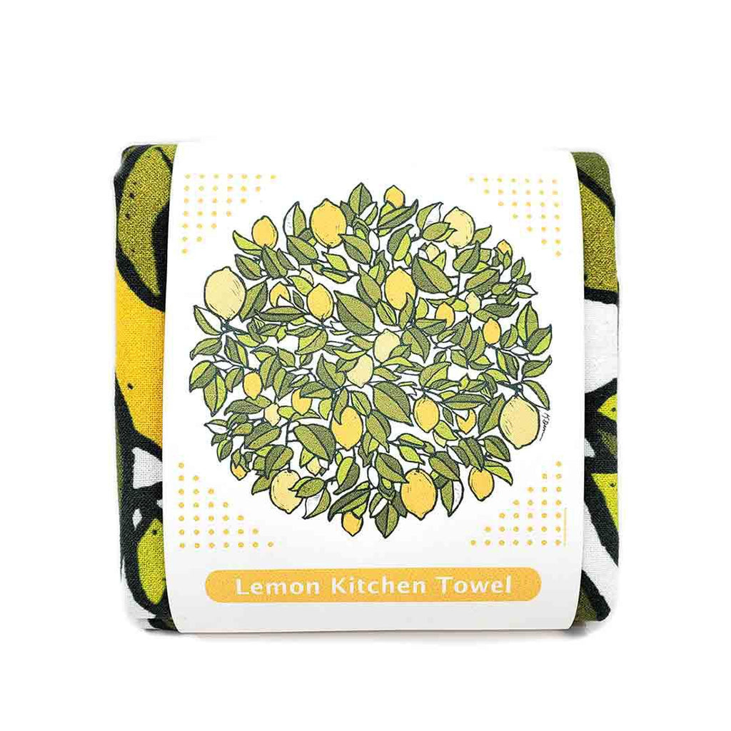 Tea Towel - Lemons by Little Green