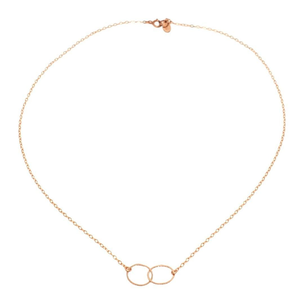 Necklace - Infinity Rose Gold-fill by Foamy Wader