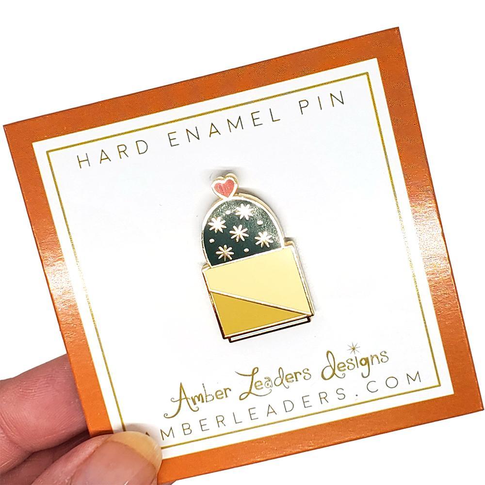 Enamel Pin - Hearty Cactus by Amber Leaders Designs