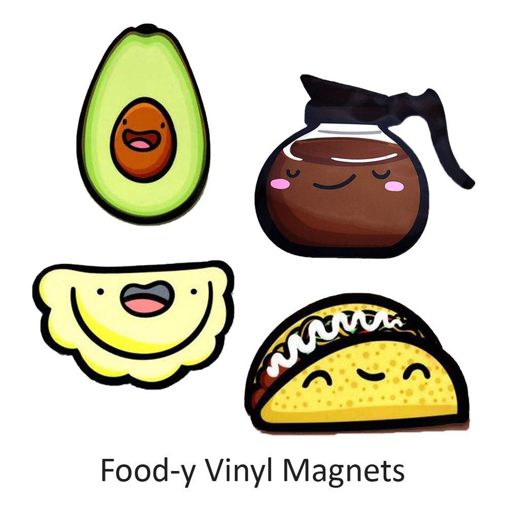 MAGNETS - Weatherproof Vinyl (Food-y and Earth-y) by Emily McGaughey
