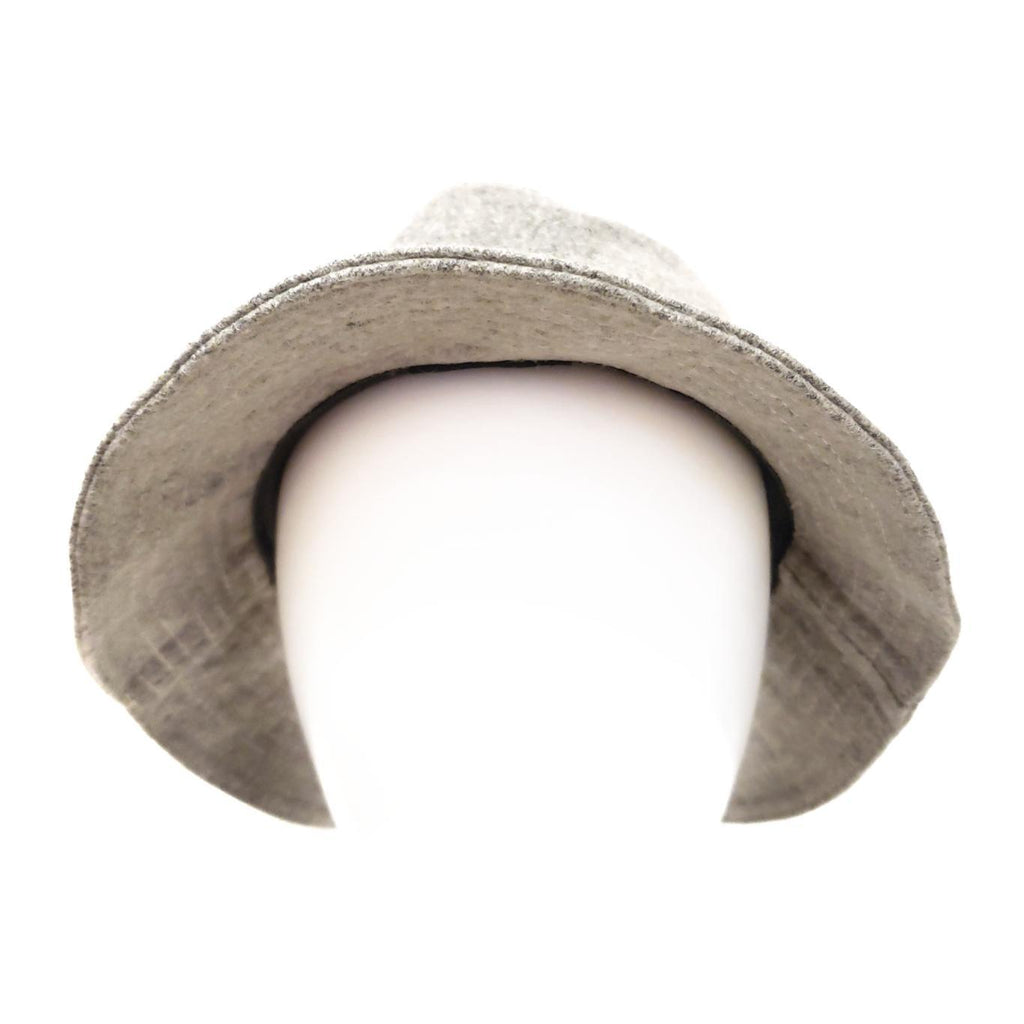 Bucket Hat  - Portia - Solid Light Gray - Premium Wool by Flipside Hats