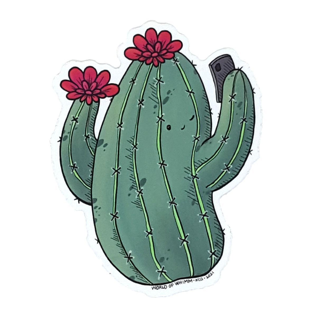 Sticker - Selfie Cactus by World of Whimm