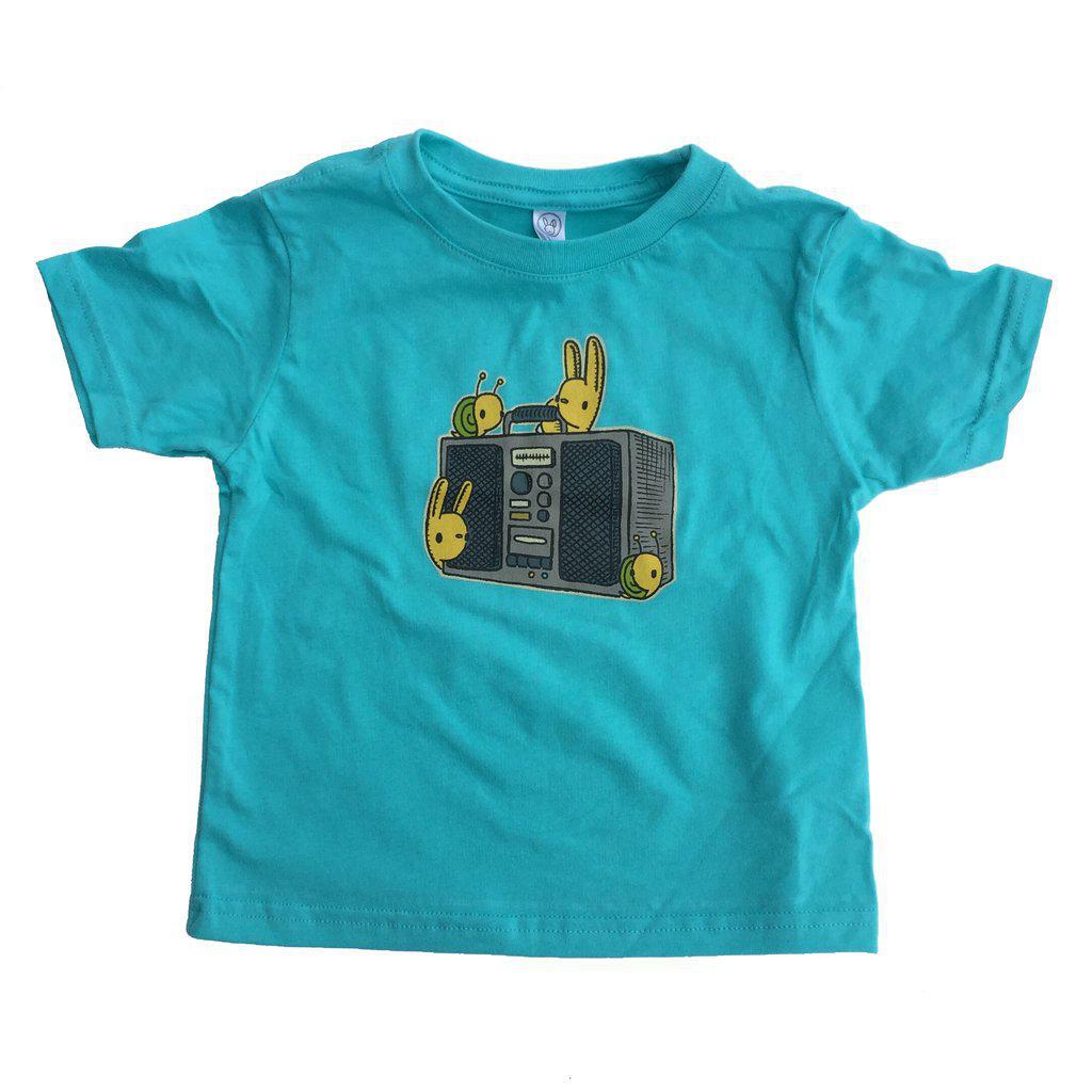 Kids Tee - Boombox Buddies (2T & Youth 5/6) by Everyday Balloons Print Shop