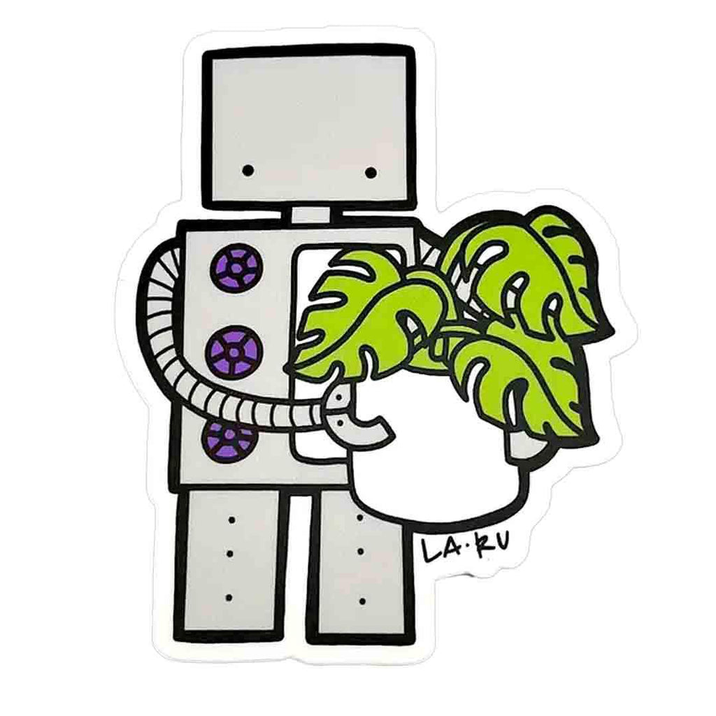 Sticker - Robot Monstera by La Ru