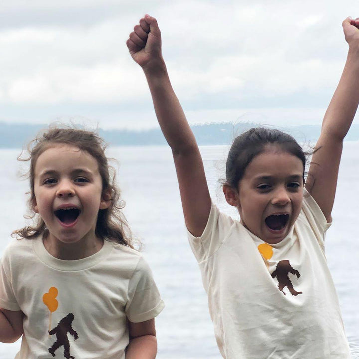 Kids Tee - Sasquatch Balloons by Orange Twist