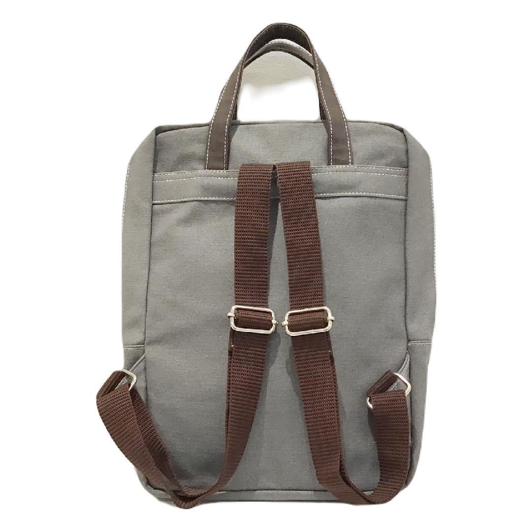 ash leather backpack Laptop Backpack - Waxed Ash Slim by MAIKA