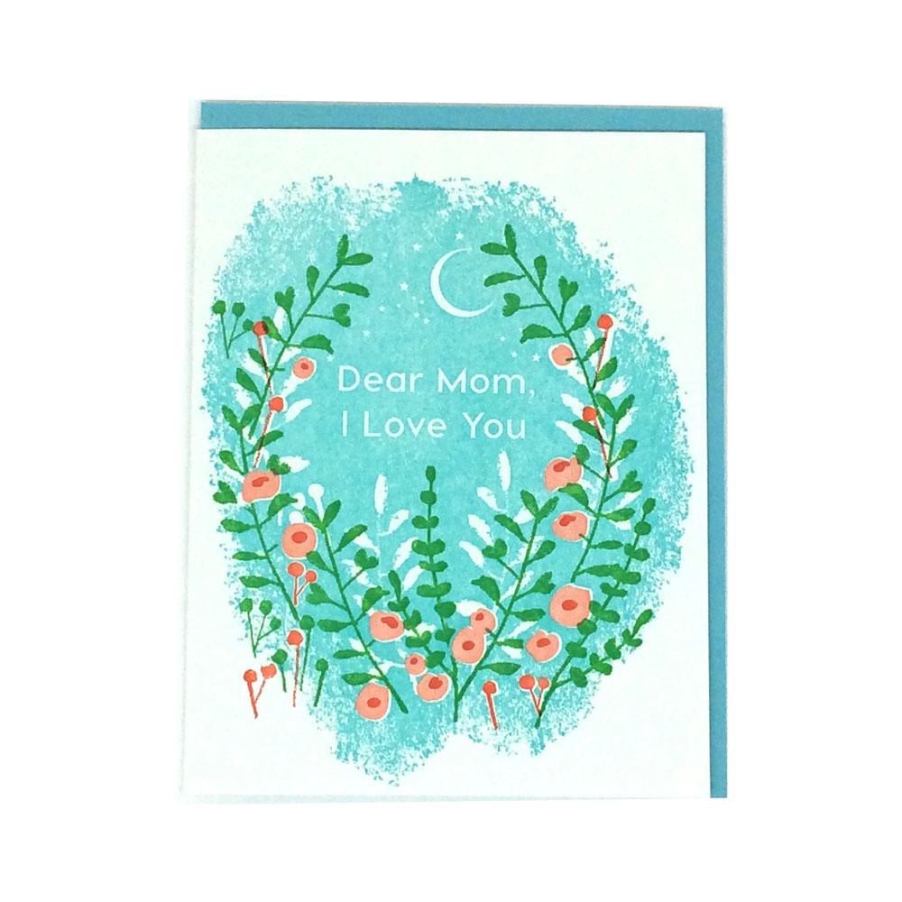 Card - Mother's Day - Dear Mom I Love You by Ilee Papergoods