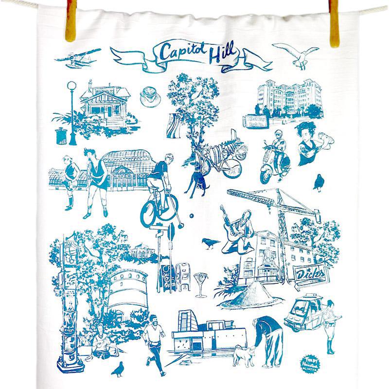 Tea Towels - Capitol Hill by Oliotto