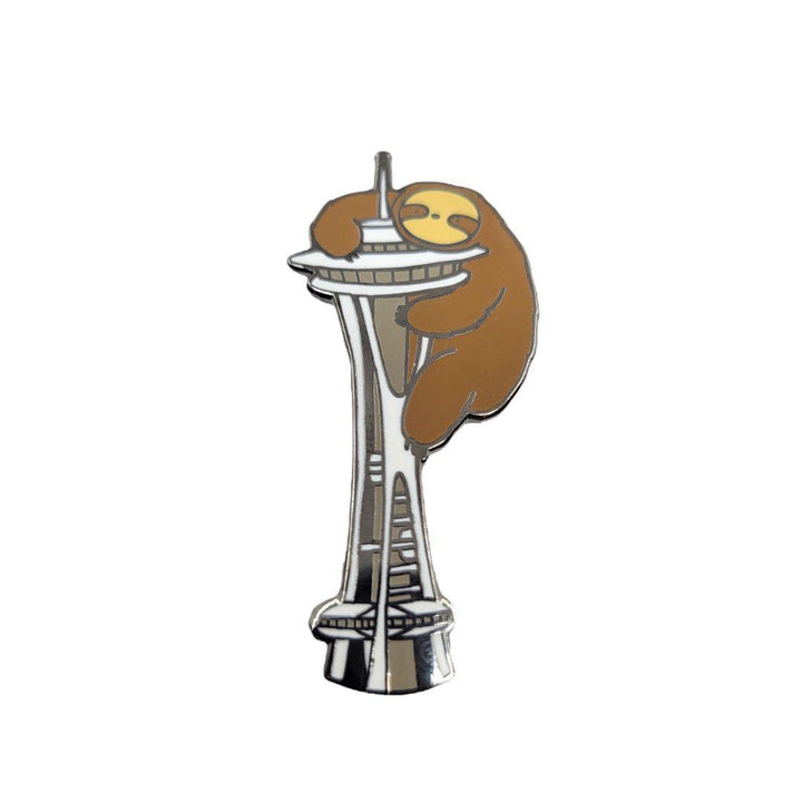 Enamel Pin - Sloth in Seattle by LaRu