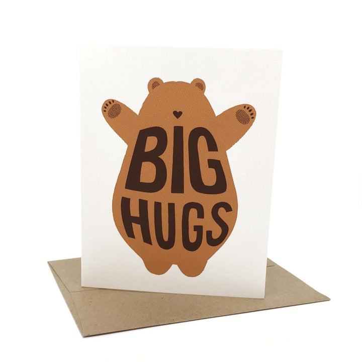 Card - Love & Friends - Big Hugs Bear by Orange Twist