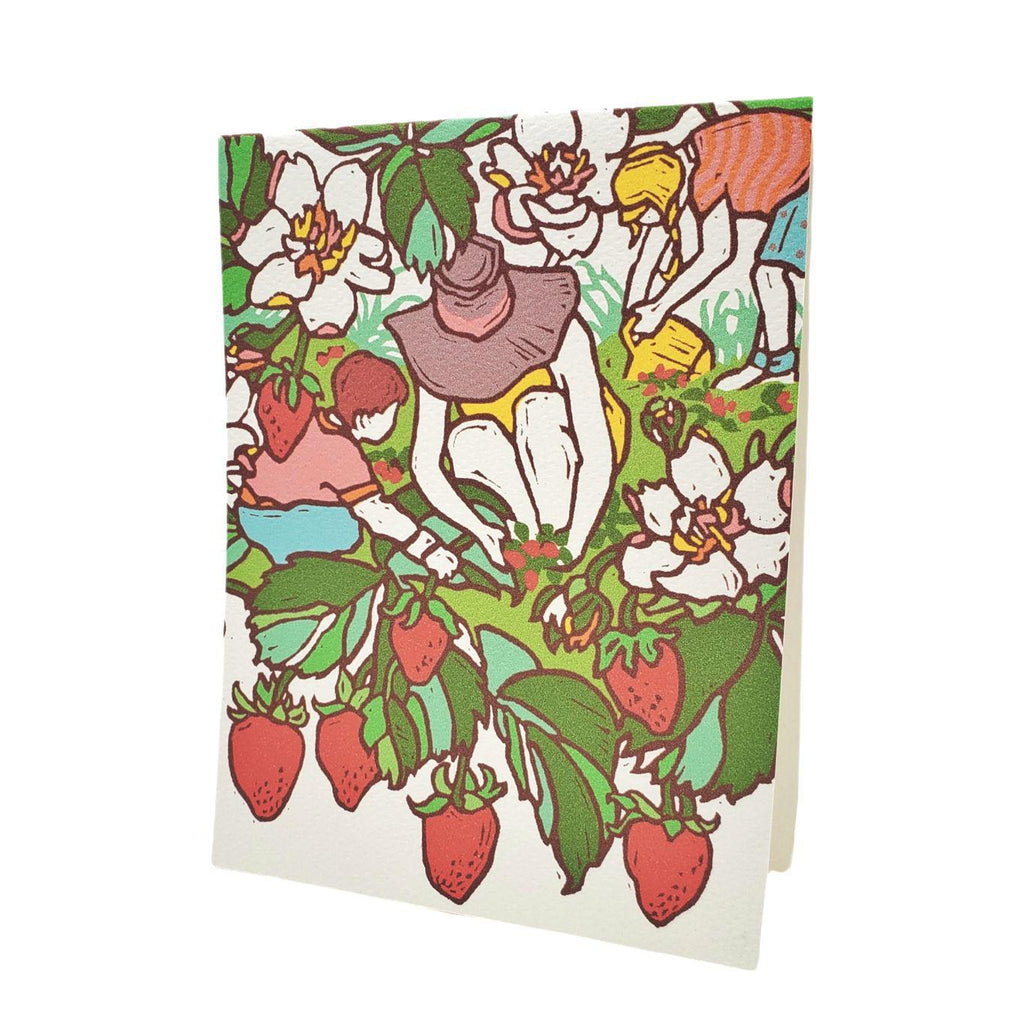 Card - All Occasion - Strawberry Fields Forever by Little Green