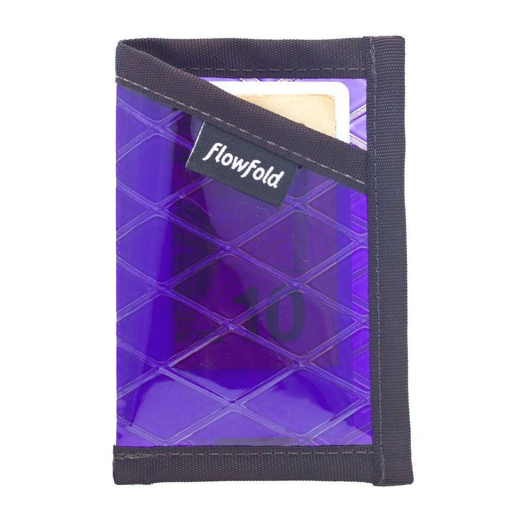 Wallet - Minimalist Card Holder - Purple - by Flowfold