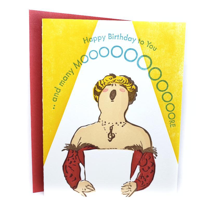 Card - Birthday - Singer Happy Birthday by Ilee Papergoods