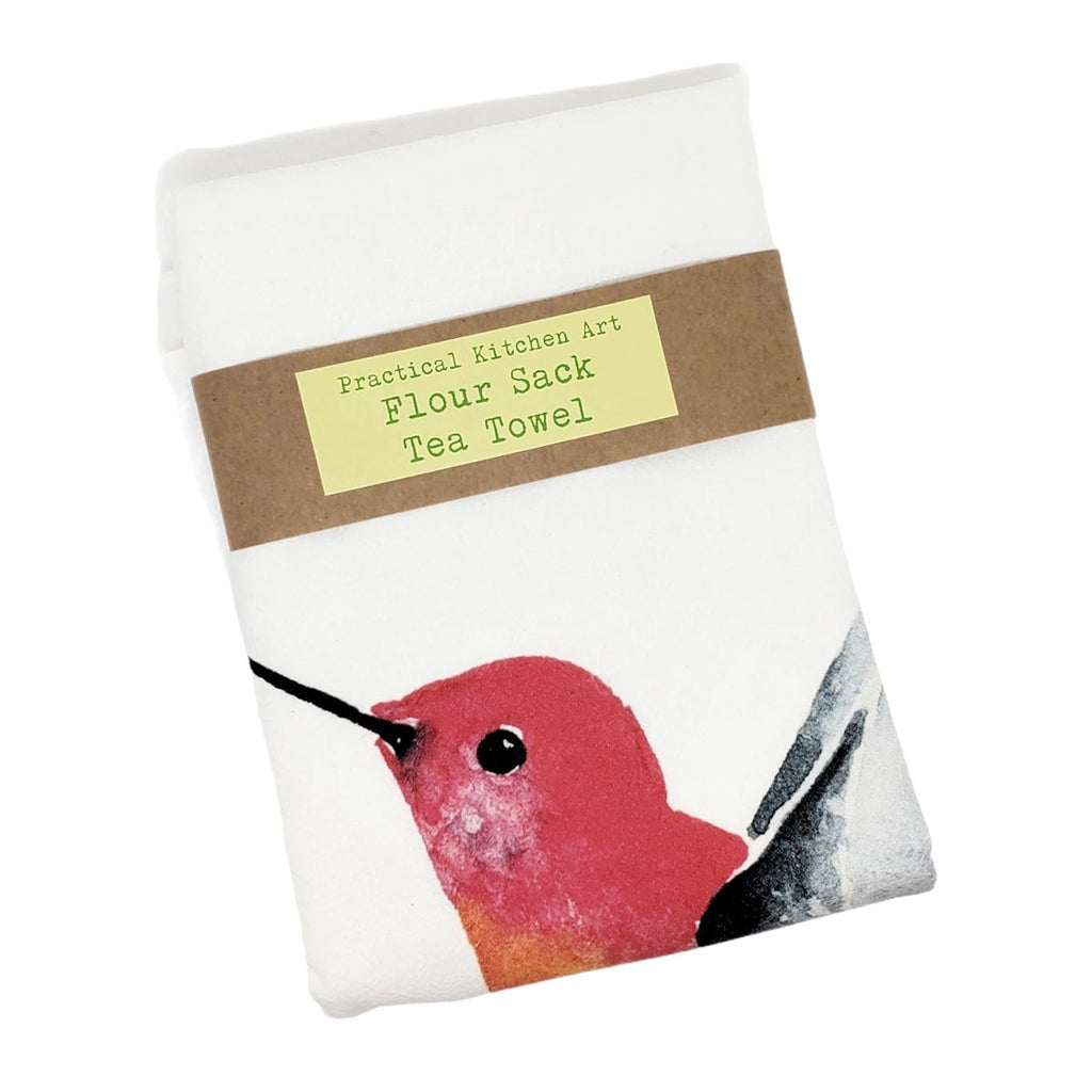 Tea Towel - Hummingbird by Chavah's Garden