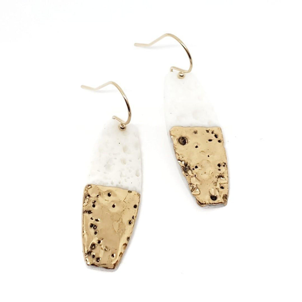 Earrings – Drops – Coral Board by Almeda Jewelry