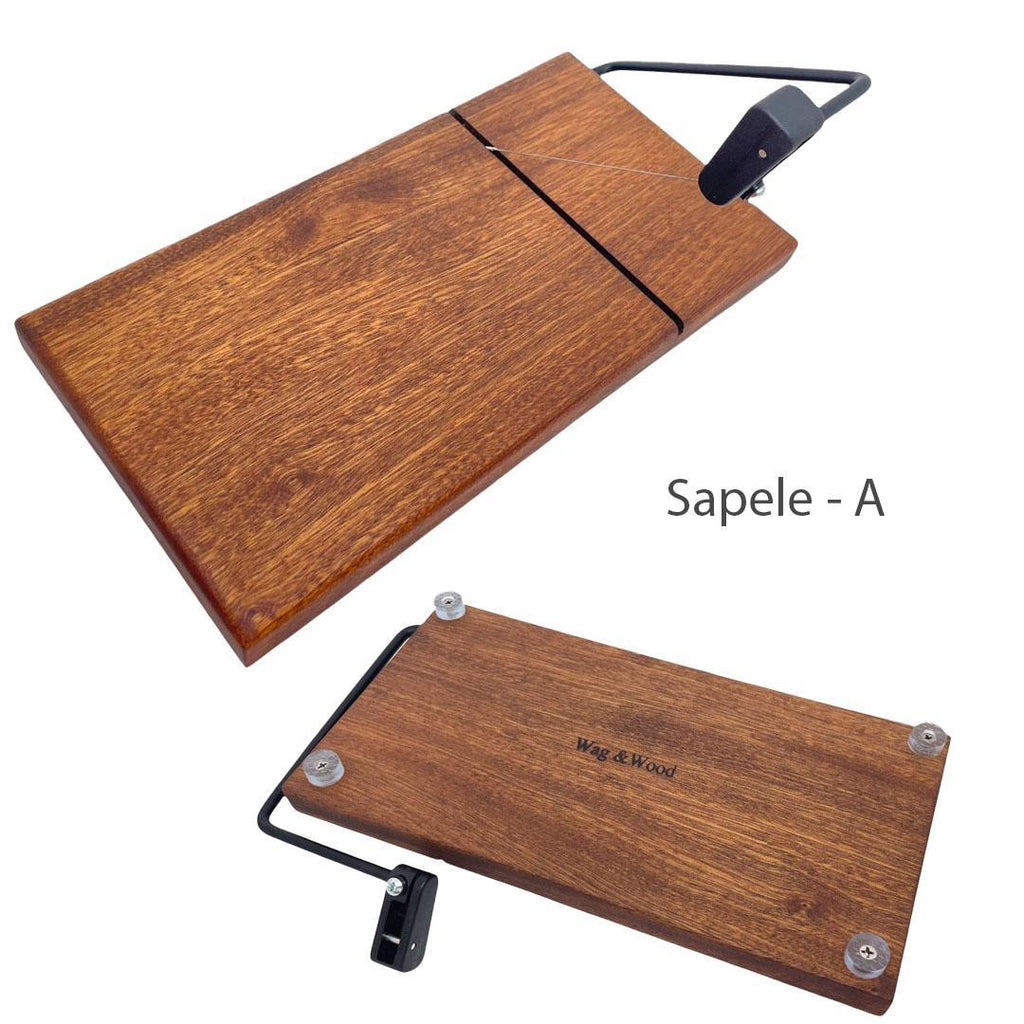 Cheese Slicer - Sapele Wood (Assorted) by Wag & Wood