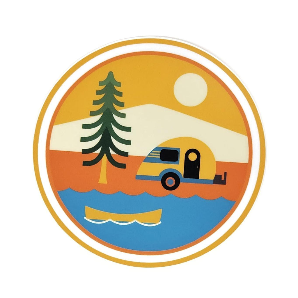 Sticker - Camping Adventures  by Amber Leaders Designs