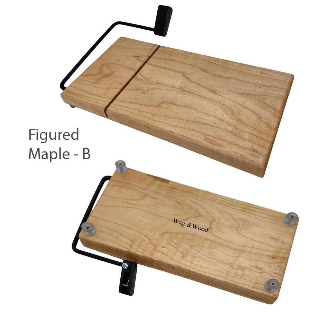 Cheese Slicer - Figured Maple Wood (Assorted) by Wag & Wood