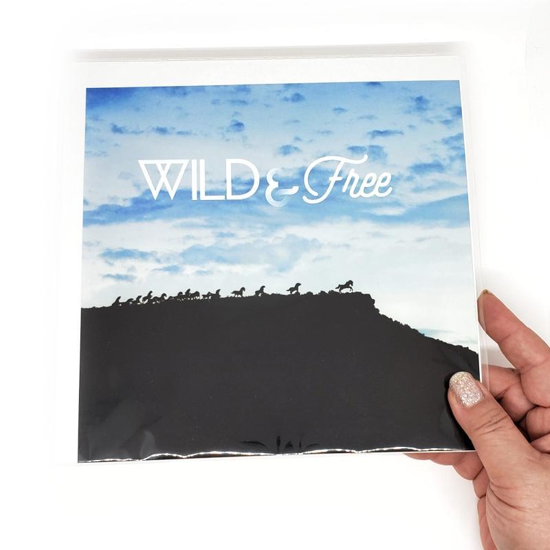 Art Print - 8x8 - Wild & Free (Wild Horses Monument) by Michaela Rose