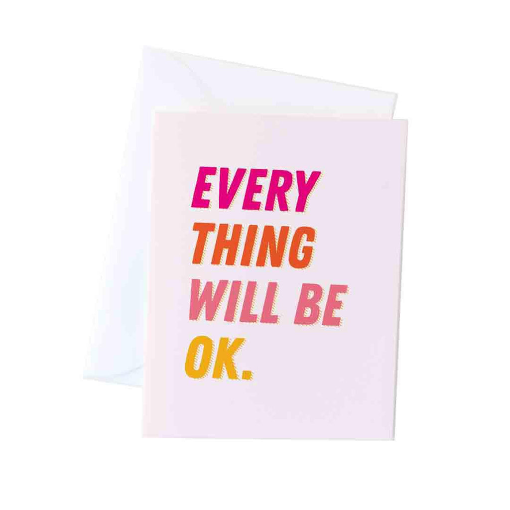 Card - Love & Friends - Everything Will Be Ok by Graphic Anthology