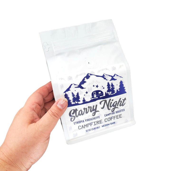 Coffee Beans - Starry Night - Ethiopia Yirgacheffe in Medium Dark Roast by Campfire Coffee Co.