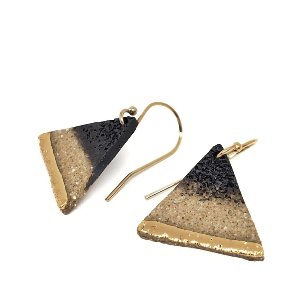 Earrings – Drops – Anini Triangle by Almeda Jewelry