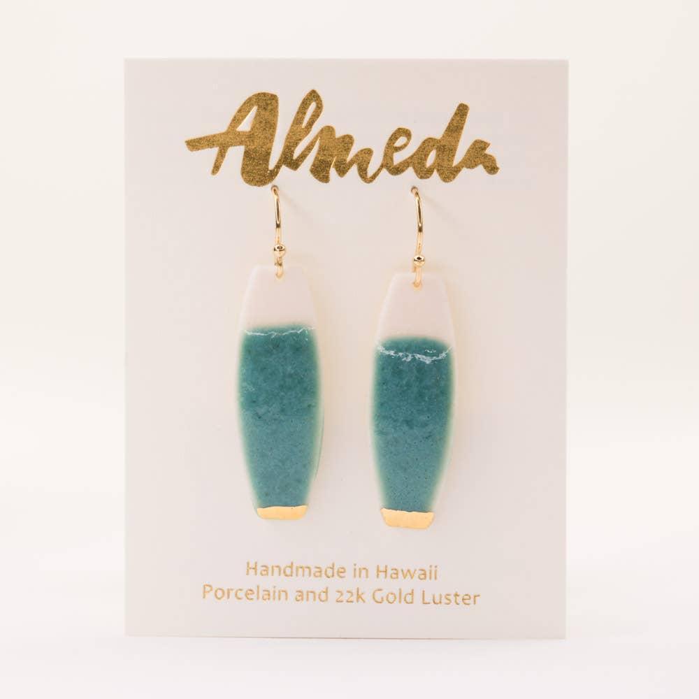 Earrings – Drops – Lanikai Board by Almeda Jewelry