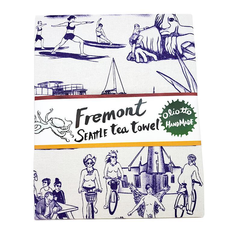 Tea Towels - Fremont Purple by Oliotto