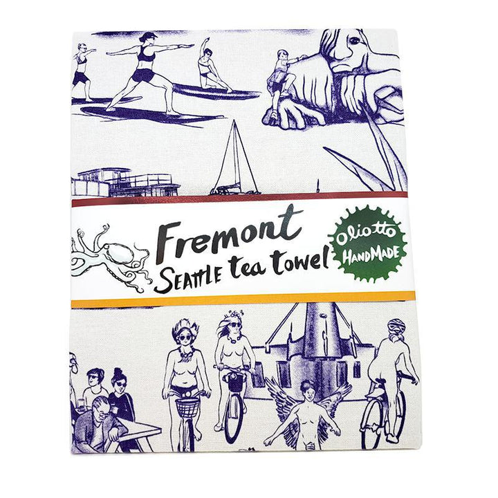 Tea Towels - Fremont Purple by Oliotto