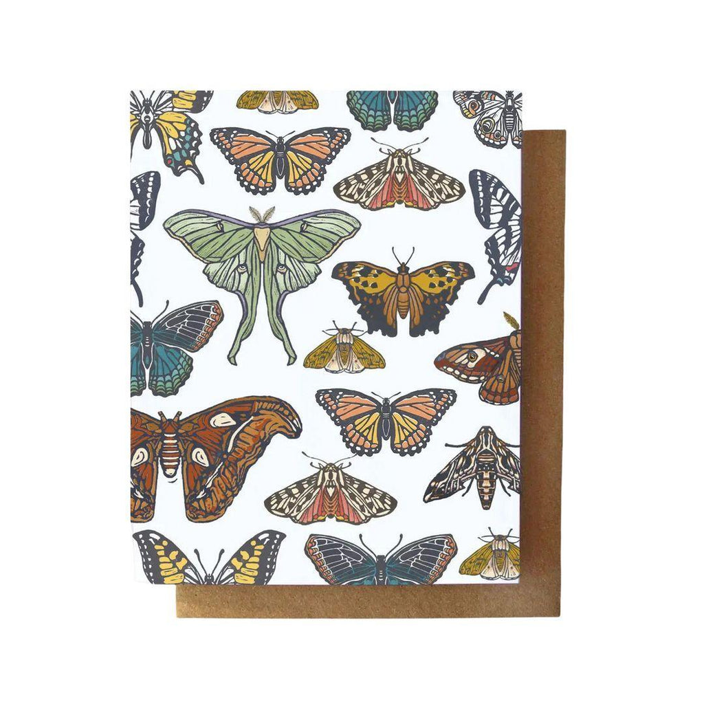 Card - All Occasion - Butterfly and Moth by Root and Branch Paper Co.