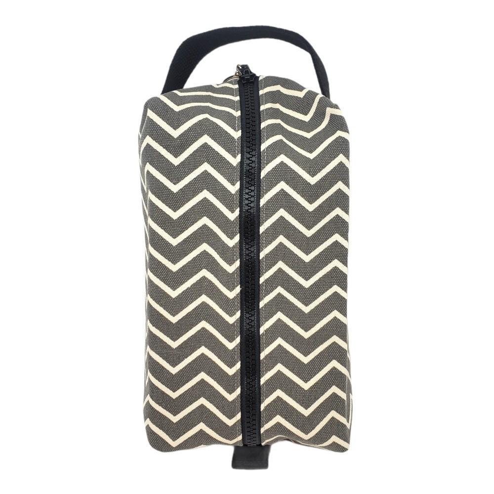 Box Zip - Dopp Kit (Ash Chevron) by Lady Alamo