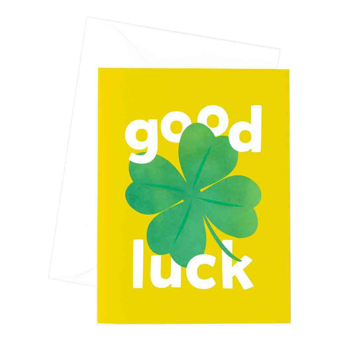 Card - Encouragement - Lucky Clover Good Luck by Graphic Anthology