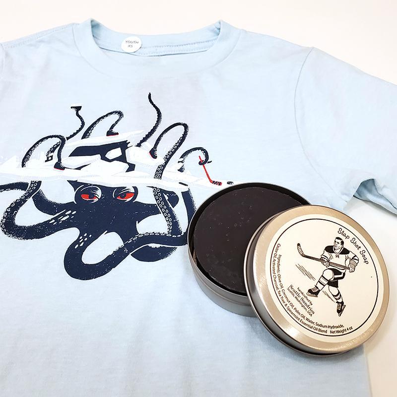 Gift Bundle - Kids Ice Monster Wants to Play Hockey featuring Factory 43 and Seattle Sundries