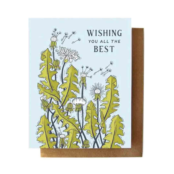 Card - Encouragement - Wishing You All The Best by Root and Branch Paper Co.