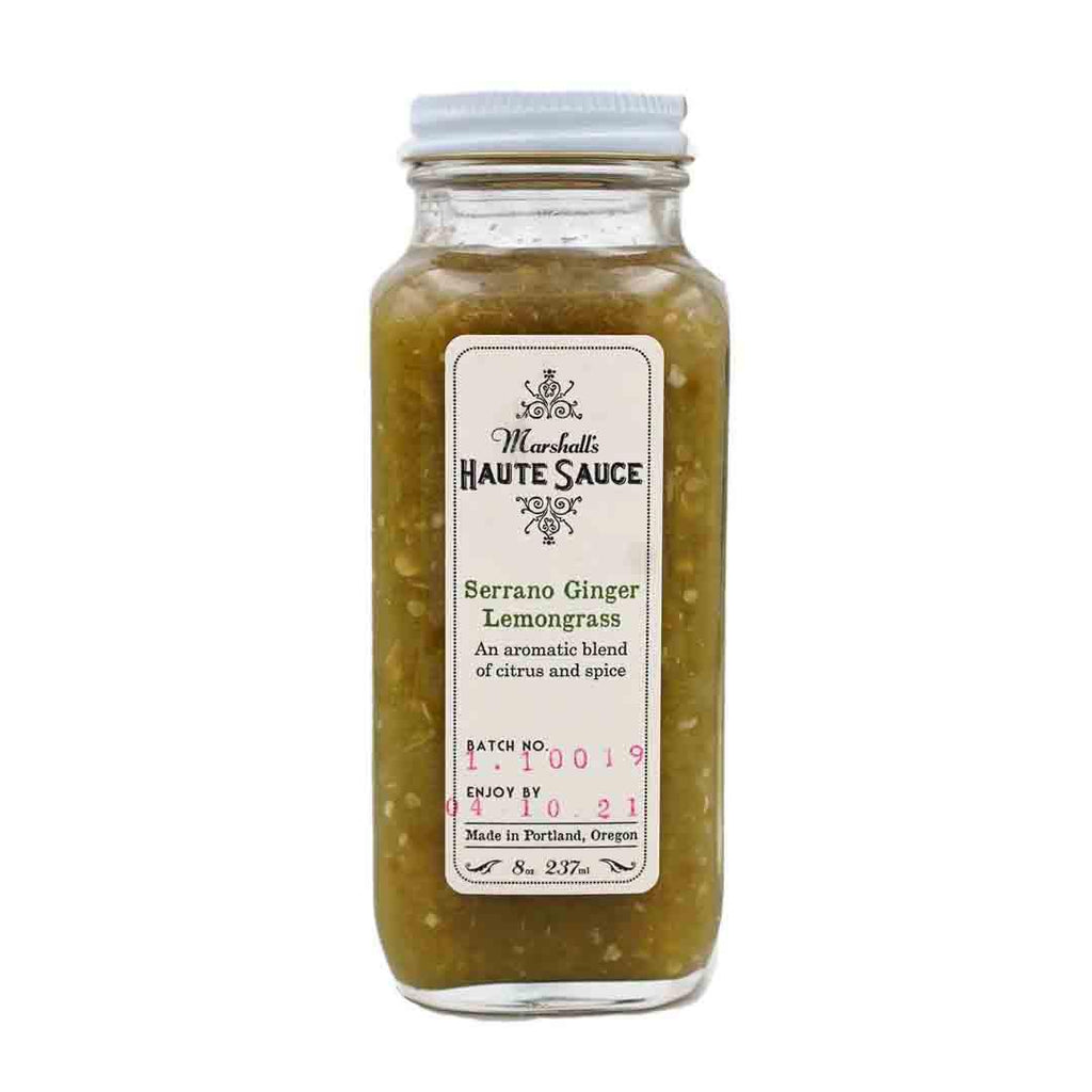 Sauce - 8 oz - Serrano Ginger Lemongrass by Marshall's Haute Sauce