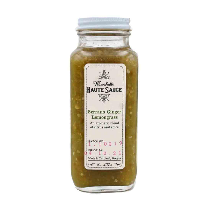 Sauce - 8 oz - Serrano Ginger Lemongrass by Marshall's Haute Sauce