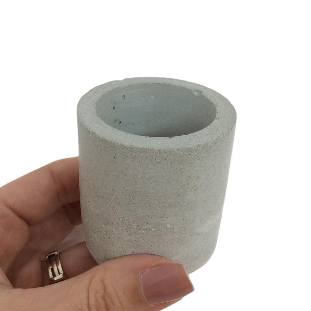 Planter - Plain Concrete Cylinder by Studio Corbelle