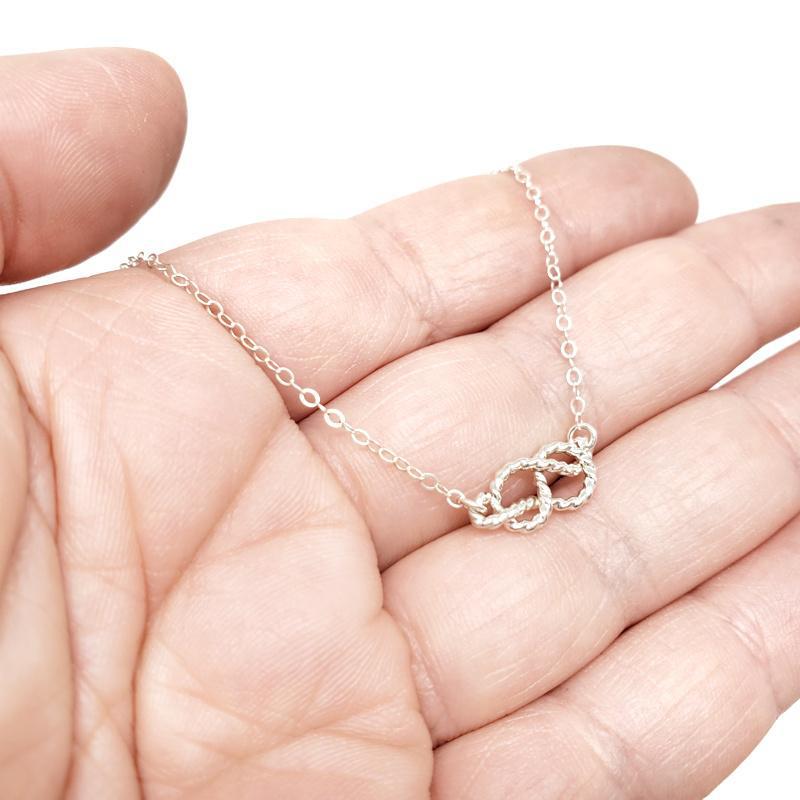 Necklace - Sailor's Knot Sterling Silver by Foamy Wader