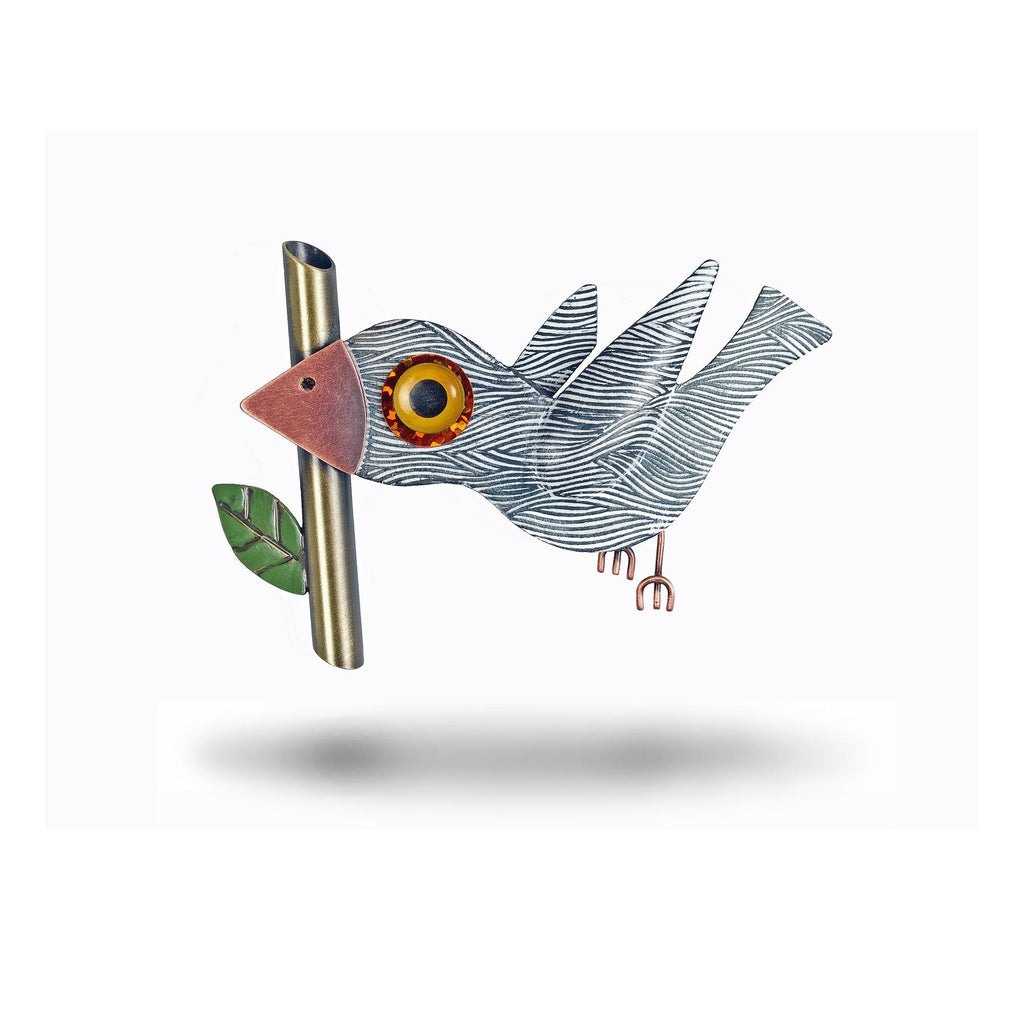 Pin - Bird Boutonniere Brooch by Chickenscratch