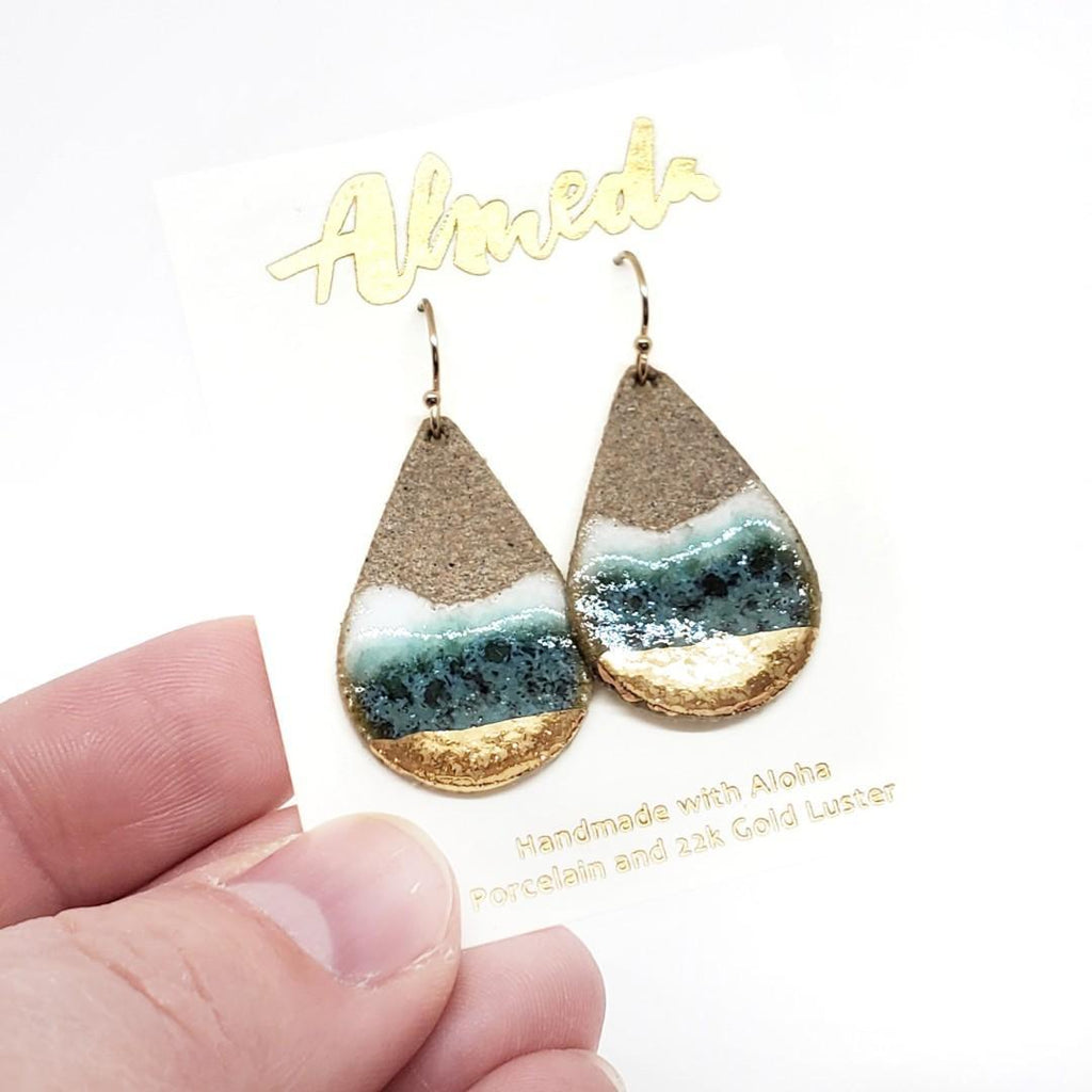 Earrings – Drops – Kailua Raindrop by Almeda Jewelry
