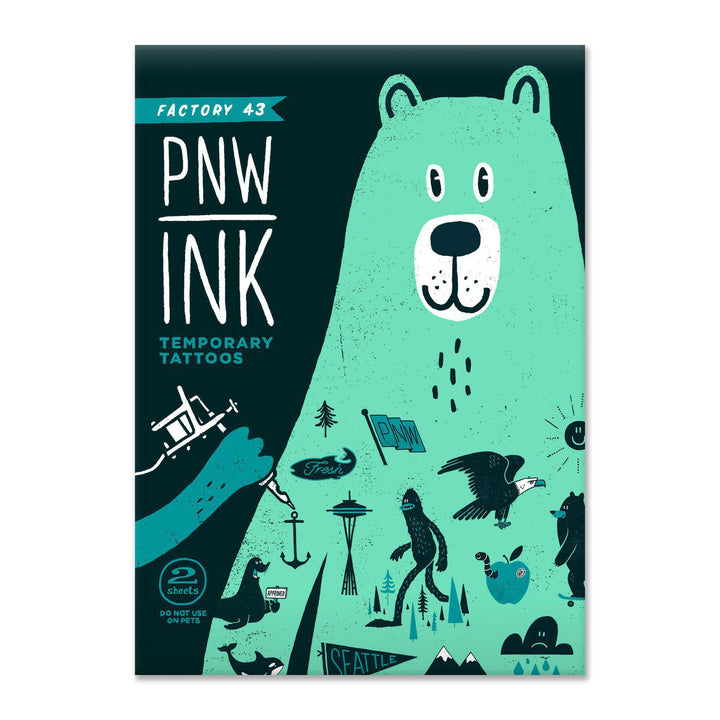 Temporary Tattoos - Pacific Northwest Set by Factory 43